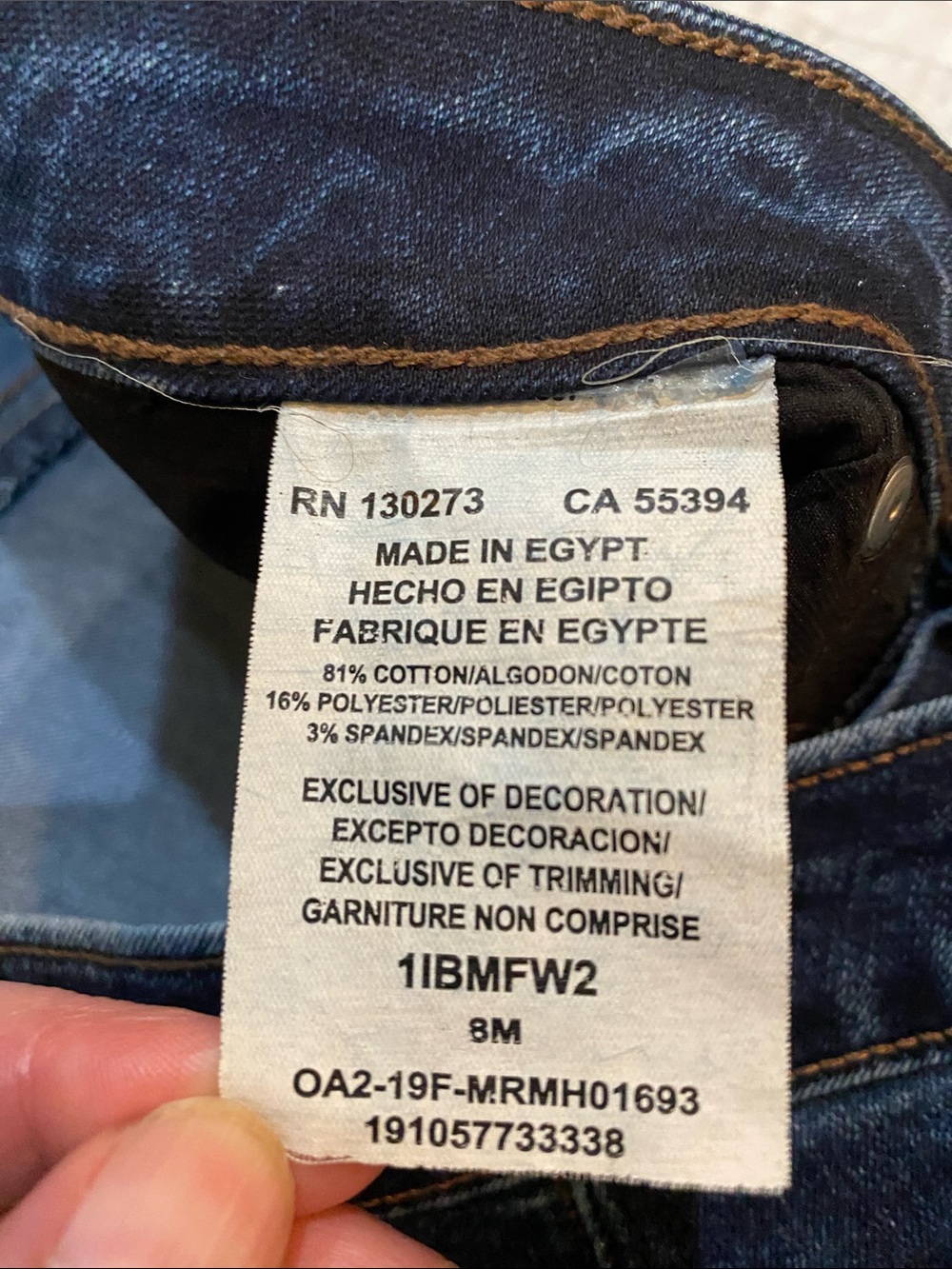 Riders by Lee Shape Illusion Dark Indigo Flare Jeans - Picture 4 of 4